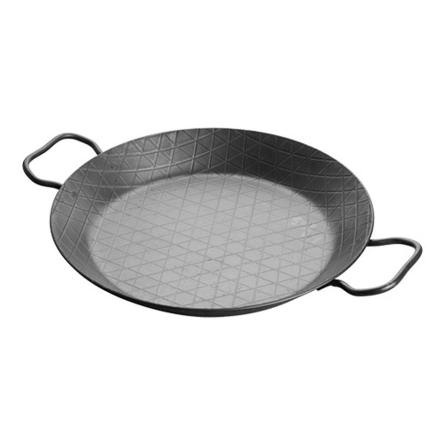 Bistro-Servierpfanne | Stahlblech | Ø28 cm