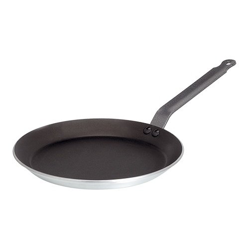  HorecaTraders Crêpe-Pfanne | antihaftbeschichtet | Aluminium | Ø22cm | Gas, Elektro, Induktion 