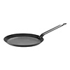 HorecaTraders Crepe pan | sheet steel | Ø24cm | Gas, electric, induction, oven