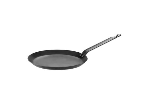  HorecaTraders Crêpe-Pfanne | Stahlblech | Ø24cm | Gas, Elektro, Induktion, Backofen 