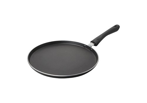  HorecaTraders Crepe pan | Nonstick | Cast aluminum | Gas, Electric, Induction | Ø28 cm 