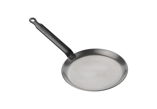  HorecaTraders Poêle à crêpes | Tôle d'acier | 1,8 kg | Ø29,8 x 1,7 cm 