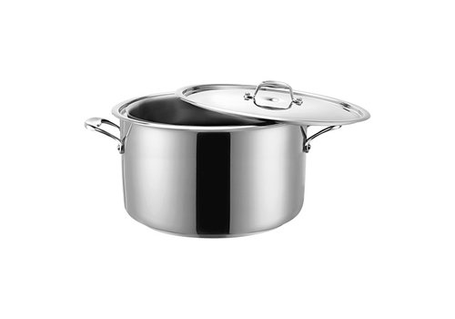  HorecaTraders Bain Marie Pan | Stainless steel | 8.6 L | Ø32 x 19 cm 