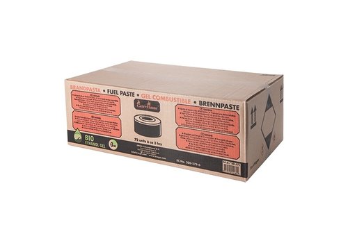  HorecaTraders Pâte combustible | 200gr | 72 pièces 
