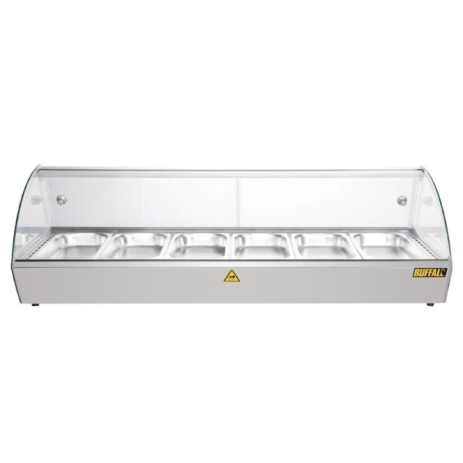 Vitrine chauffante | 68L | 22 kg | 230V | 33,6 x 112,7 x 42 cm