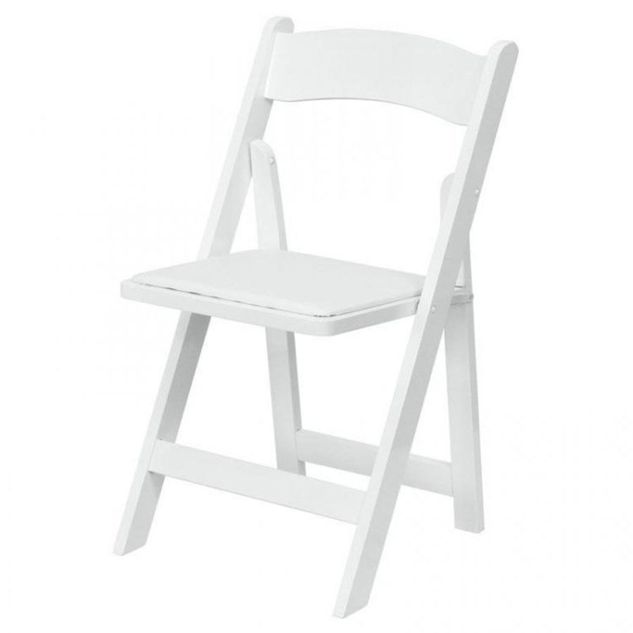 HorecaTraders Folding chair Wimbledon Plastic White 4 pieces