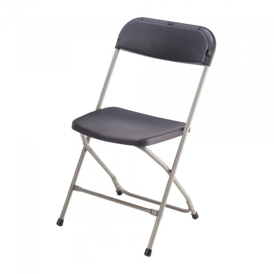 Folding chair Europe | Plastic | Gray | 12 pieces