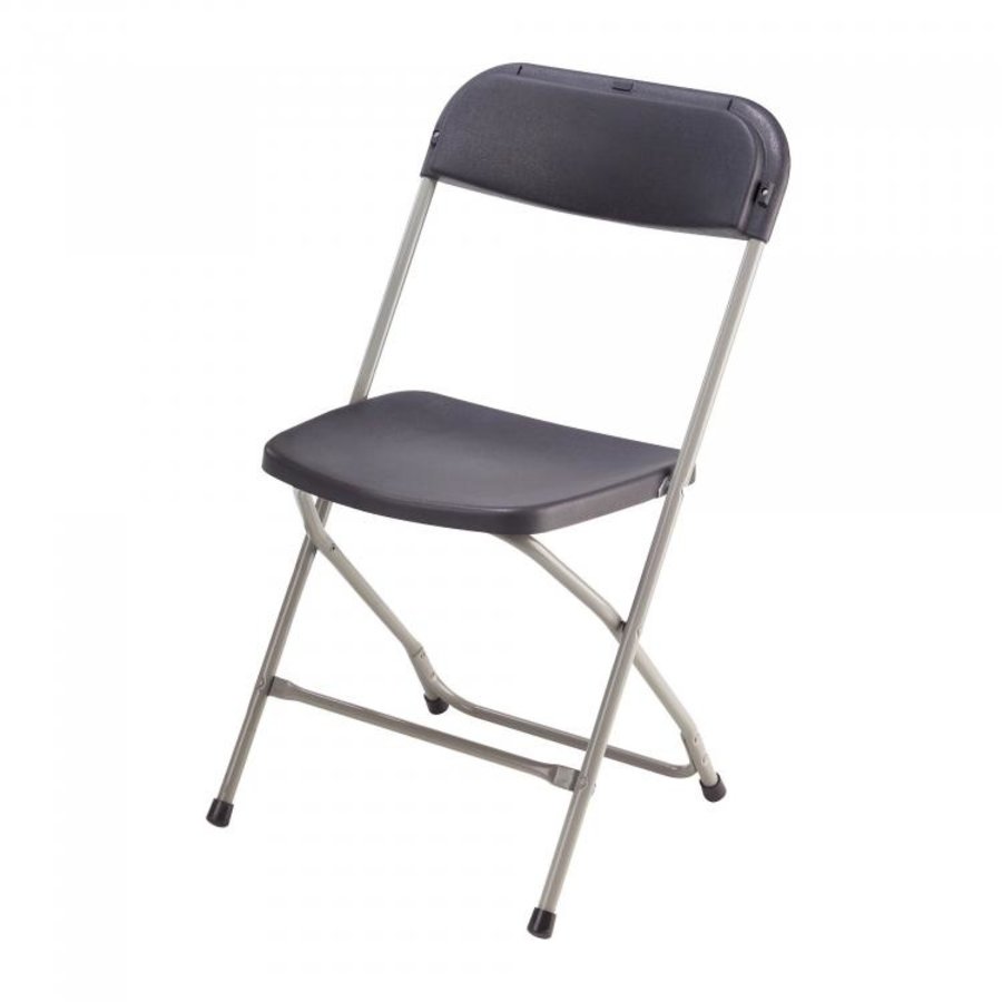 Folding chair Europe | Plastic | Grey | 12 pieces