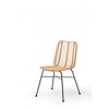 HorecaTraders Stackable Chair Palm | PE Rattan | Beige