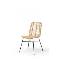 Stackable Chair Palm | PE Rattan | Beige