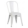 HorecaTraders Stackable chair Tolix | Steel | White | 4 pieces