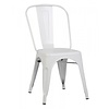 HorecaTraders Stacking chair Tolix | Steel | White | 4 pieces