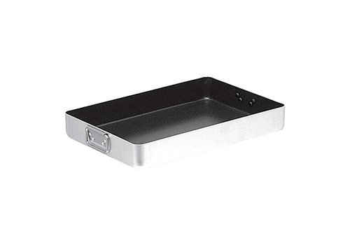  HorecaTraders Roasting pan | Non-stick | Aluminum | 6.3 L | 1.55 kg | 30 x 40 x 6.5 cm 