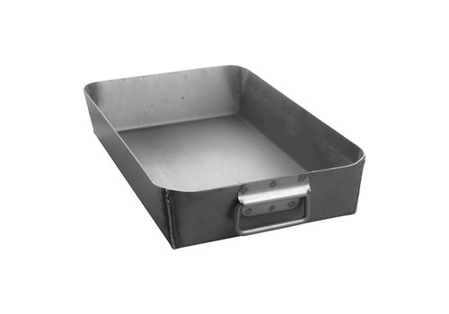  HorecaTraders Roasting tin | Sheet steel | 9.6L| 3.4kg | 30x40x9cm 
