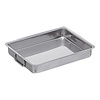 HorecaTraders Bräter | Edelstahl | 6,5 L | 2,6 kg | 33 x 43 x 6 cm