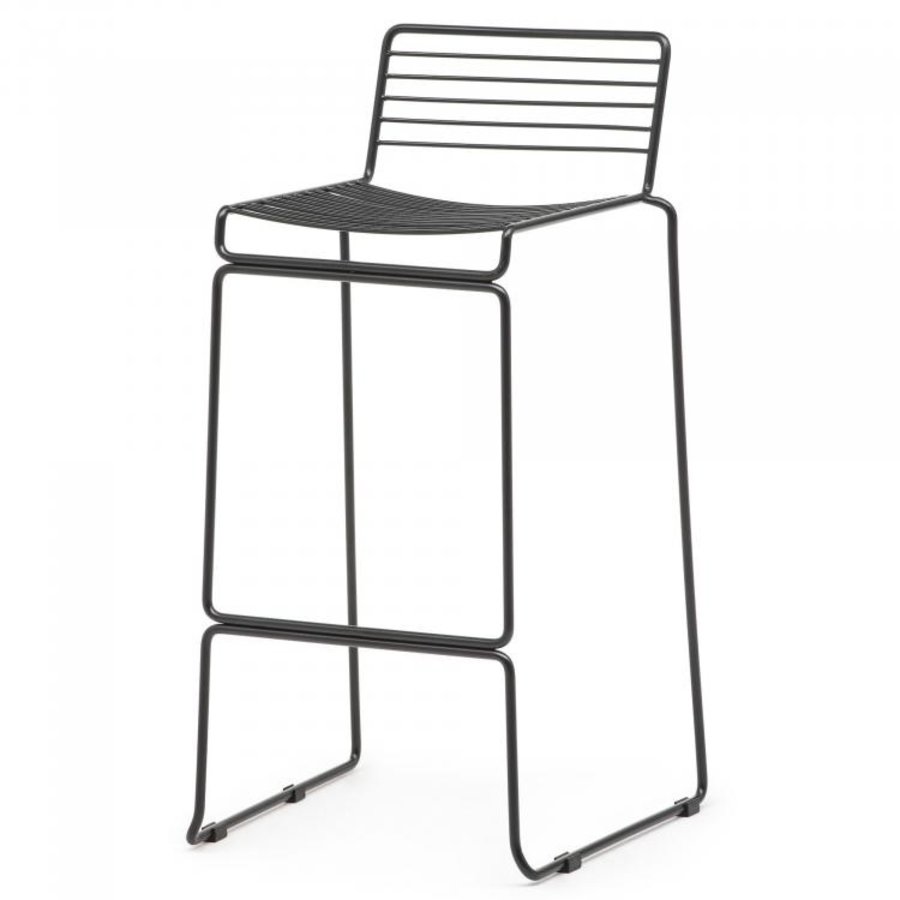 Stackable Bar Stool Wire | Steel | Black | 4 pieces