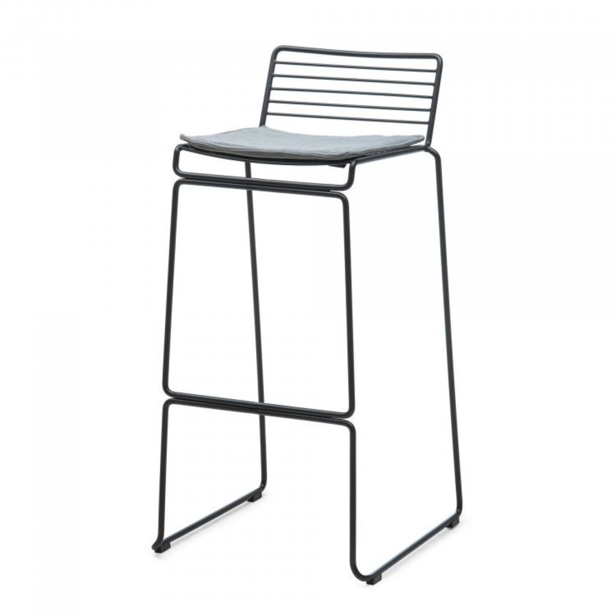 Cushion for Wire Chairs | Polyester | Grey | 45 x 36 cm | 4 pieces