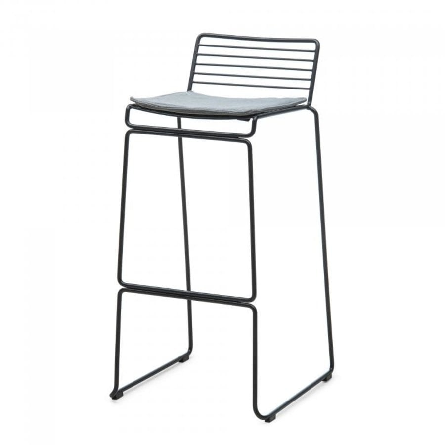 Kussen voor Wirestoelen | Polyester | Grijs | 45 x 36 cm | 4 stuks