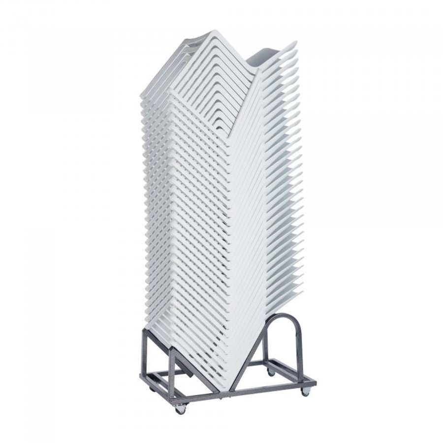 Stacking chair Kasar | Polypropylene | White | 4 pieces