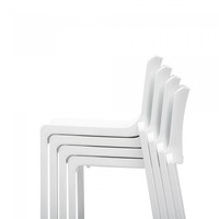 Stackable Bar Stool Kasar | Polypropylene | White | 4 pieces