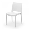 HorecaTraders Stackable chair Jade | Polypropylene | White | 4 pieces