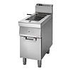 HorecaTraders Friteuse | acier inoxydable | 41 kg | 13 L | Gaz | Infiniment variable