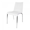 Chaise empilable Scala | Contreplaqué laminé | Blanc | 4 pièces