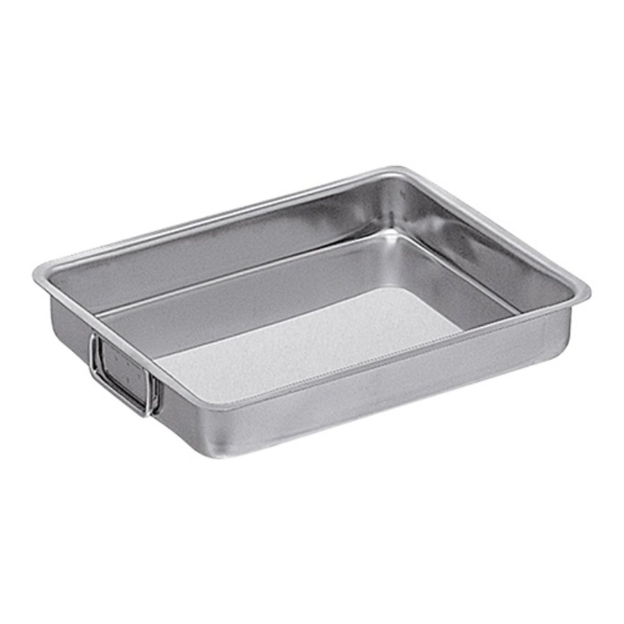 Bräter | Edelstahl | 3,8 kg | 11 Liter | 39 x 54 x 7 cm