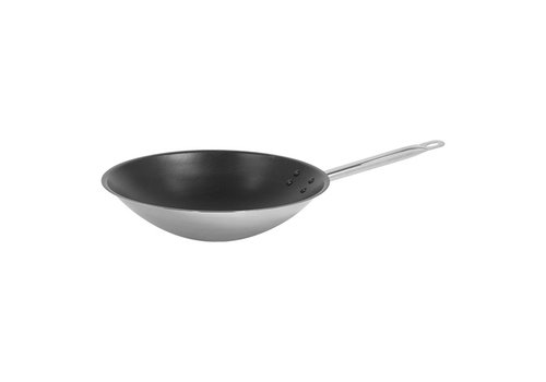  HorecaTraders wok pan | Nonstick | stainless steel | Ø36 cm 