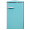 Exquisit Refrigerator with 3 shelves 1 drawer | 3 Colors | 57.5x54.5x(h)89.5 cm | 122 L