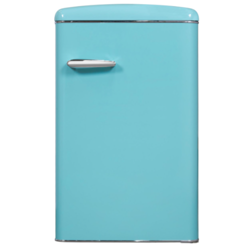  Exquisit Kühlschrank mit 3 Ablagen 1 Schublade | 3 Farben | 57,5x54,5x(h)89,5 cm | 122 Liter 