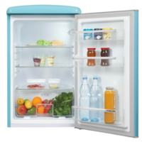3 shelf refrigerator 1 drawer | 3 Colors | 57.5x54.5x (h) 89.5 cm | 122 l