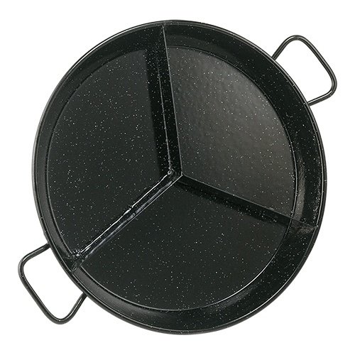  HorecaTraders Paella pan | Enamelled | Steel | Ø42 cm 