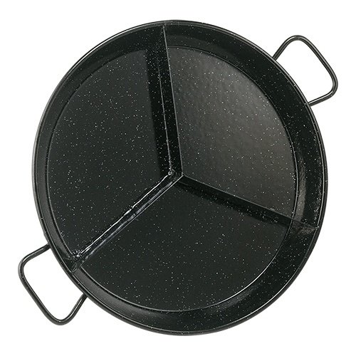  HorecaTraders Poêle à paella | Émaillé | Acier | Ø42 cm 