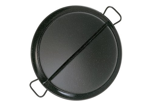  HorecaTraders Poêle à paella | Émaillé | Acier | Ø42 cm 