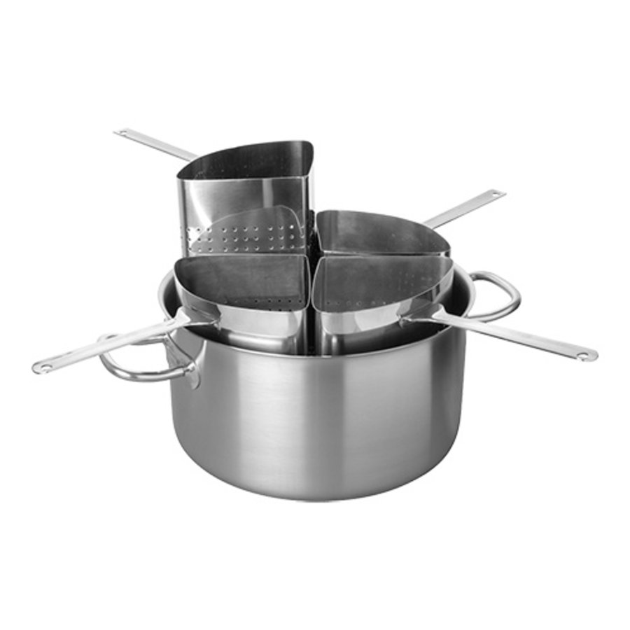 Pasta cooking pot | Stainless steel | 20.2 L | Ø35 cm