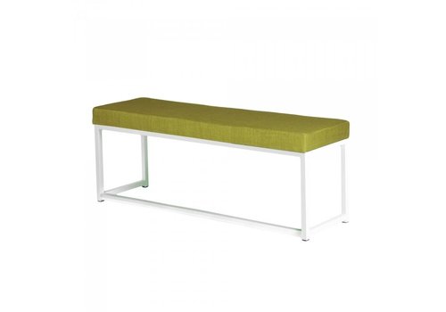  HorecaTraders Banque | Acier/Lin | Blanc/Citron vert | 2 pièces 