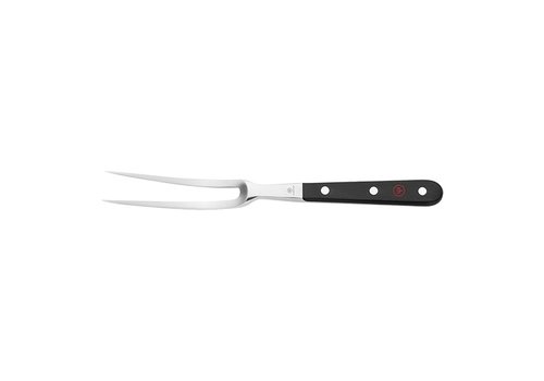  HorecaTraders Fourchette à viande | Courbé | acier inoxydable | Plastique | 26,6 cm 