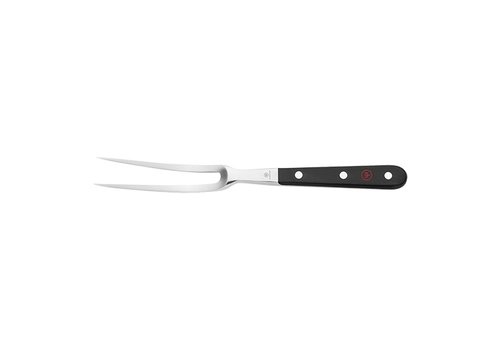  HorecaTraders Meat Fork | Curved | stainless steel | Plastic | 26.6cm 