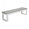 Banc pliant Flow | Aluminium/Volkern | Blanc | 160 x 40 x 45 cm