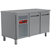 HorecaTraders Kühltisch | Belüftet | 2 Türen | GN 1/1 | 260 Liter | 1350 x 700 x 880/900 mm