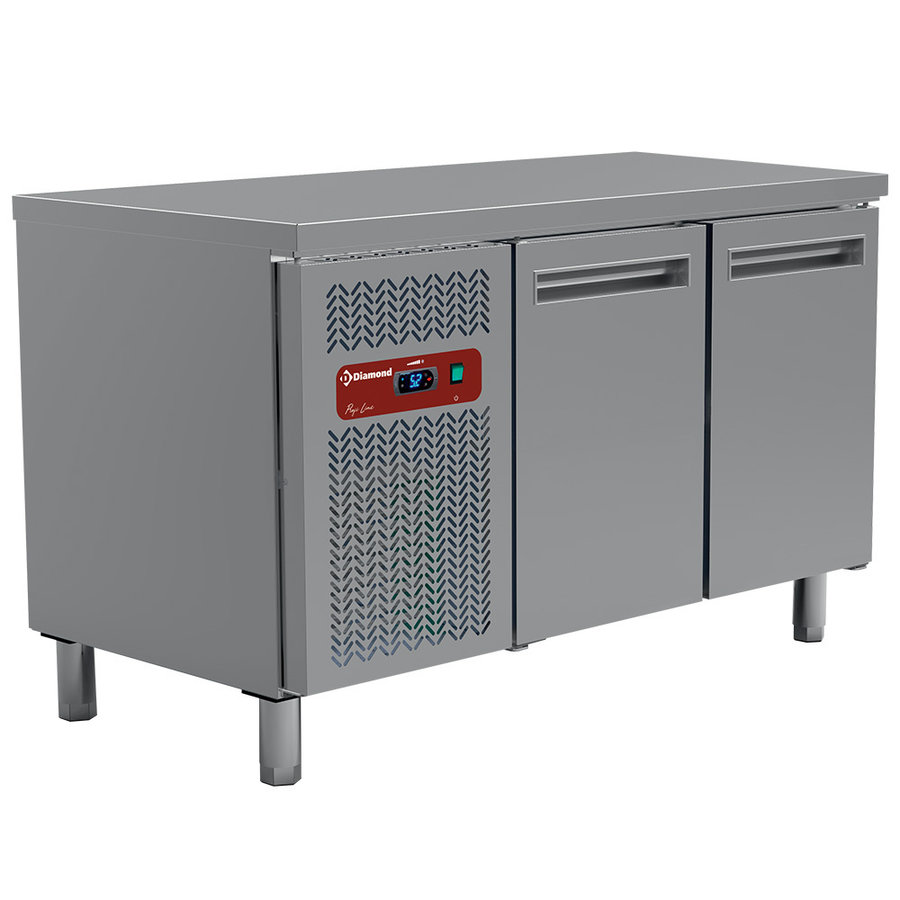 Kühltisch | Belüftet | 2 Türen | GN 1/1 | 260 Liter | 1350 x 700 x 880/900 mm