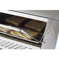 Walk-through Toaster | stainless steel | Black