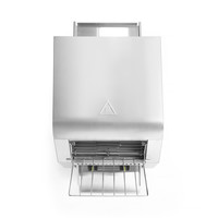 Walk-through Toaster | stainless steel | Black