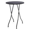 HorecaTraders High table | Hammered/Anthracite | Grey | Ø85 x 110 cm