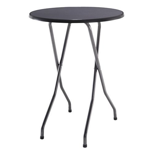  HorecaTraders High table | Hammered/Anthracite | Grey | Ø85 x 110 cm 