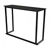HorecaTraders Table de bar | Acier/Volkern | Noir | 3 formats
