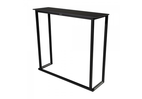  HorecaTraders Table de bar | Acier/Volkern | Noir | 3 formats 