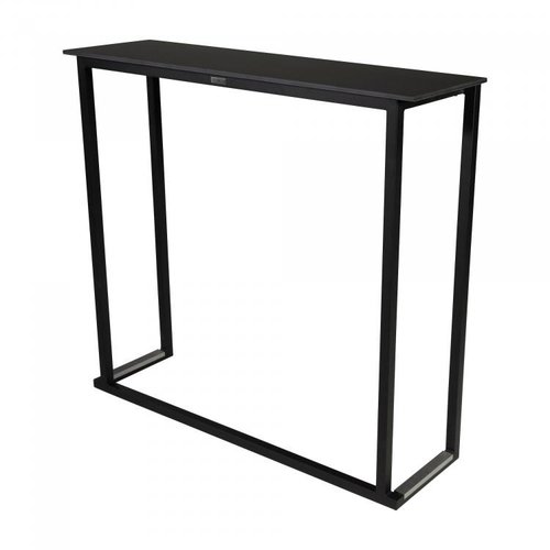  HorecaTraders Standing table | Steel/Volkern | Black | 3 Formats 