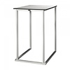 HorecaTraders Table de bar | Aluminium/Volkern | Blanc | 70 x 70 x 110 cm